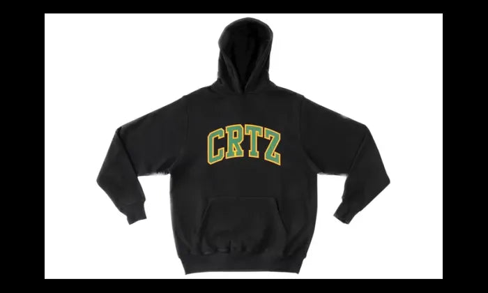 Corteiz Corteiz Crtz Dropout Hoodie Black Green - CRTZ-CRDRHO-BGREEN