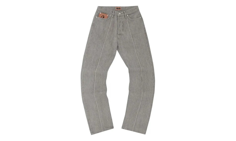 Corteiz C-Star Denim Jeans Grey - CORT-COCDJG-GREY