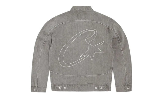 Corteiz C-Star Denim Trucker Jacket Grey - CORT-CCDTJG-GREY