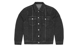Corteiz C-Star Stitch-Down Denim Jacket Black - CORT-CCSDJB-BLACK