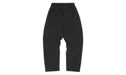 Corteiz Island Puff Print Open Hem Sweatpant Black