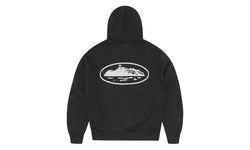 Corteiz Island Puff Print Zip Hoodie Black