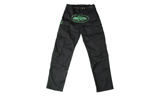 Corteiz Mula Guerillaz Cargos Black/Green