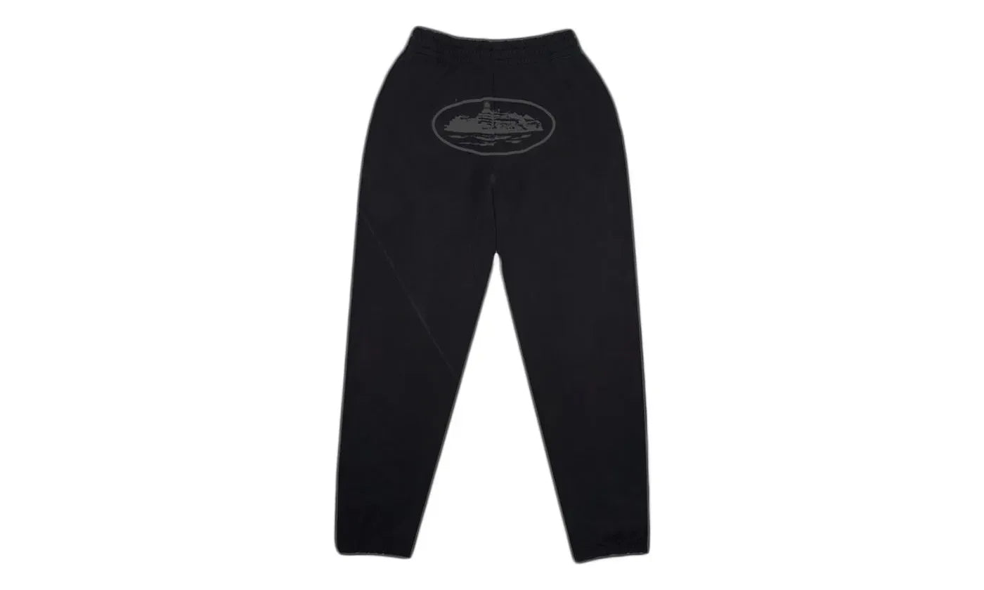 Corteiz OG Alcatraz Bottoms Triple Black