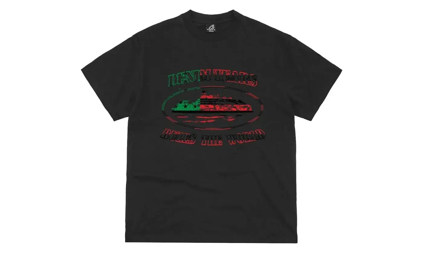 Corteiz x Denim Tears Cortears OG Alcatraz Tee Black