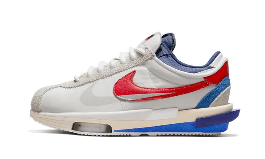 Nike Cortez 4.0 Sacai White University Red Blue - DQ0581-100