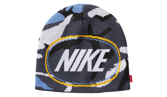 Supreme Supreme Nike Oval Beanie (FW26) Blue Camo