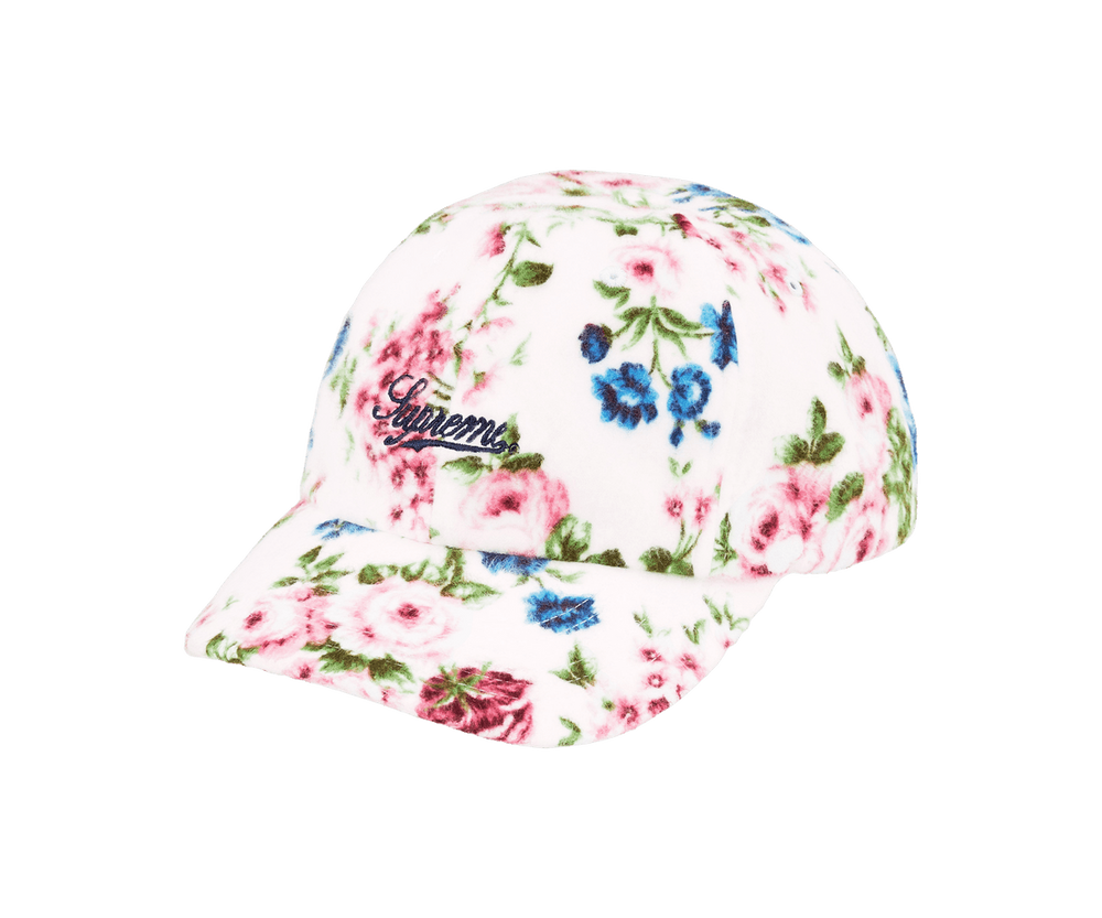 Supreme Floral Flannel 6-Panel 'White'