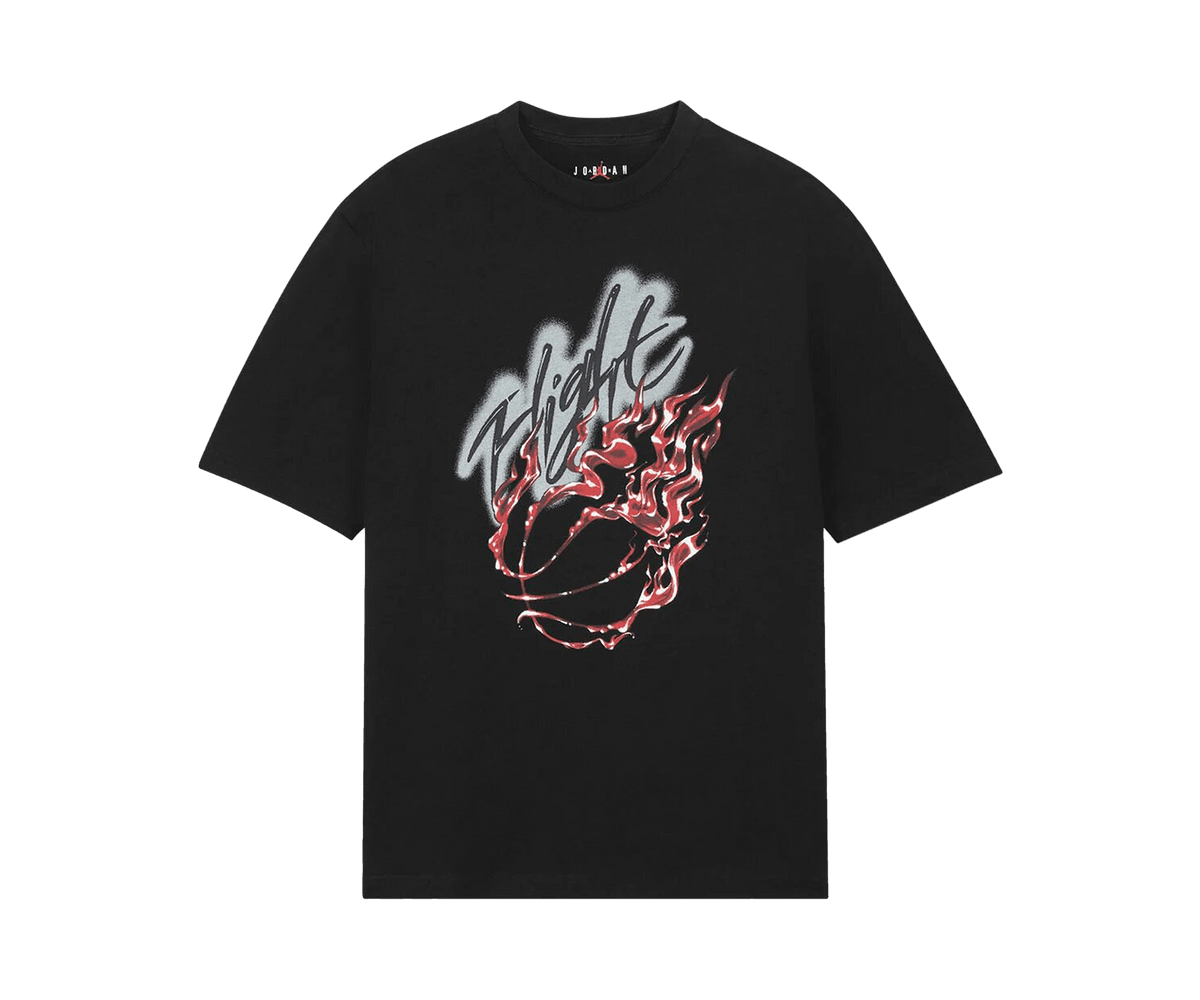 Travis Scott x Jordan Flight Graphic T-Shirt Black