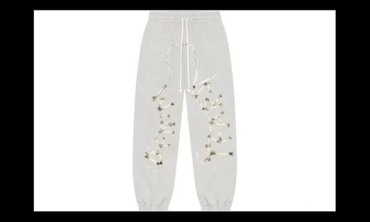 Denim Tears Denim Tears Chicken Bone Sweatpants Grey - DT-CHIBOSW-GREY