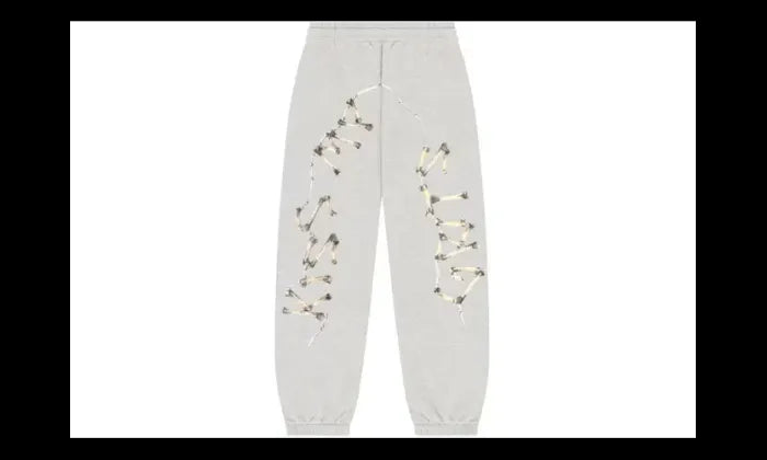 Denim Tears Denim Tears Chicken Bone Sweatpants Grey - DT-CHIBOSW-GREY