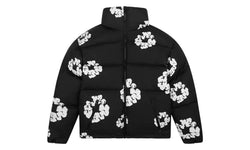 Denim Tears Cotton Wreath Puffer Jacket Black - DT-DTCWPJ-BLACK