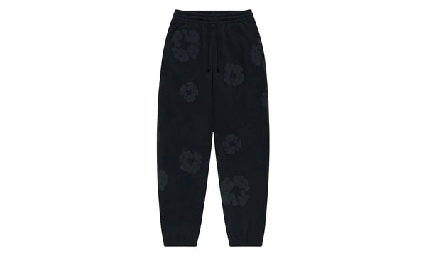 Denim Tears Cotton Wreath Sweatpants Black Monochrome - DT-DTCWSB-BLACKMONOCHROME