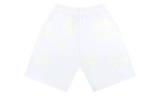 Denim Tears Mono Cotton Wreath Shorts White - DT-DTMCWS-WHITE
