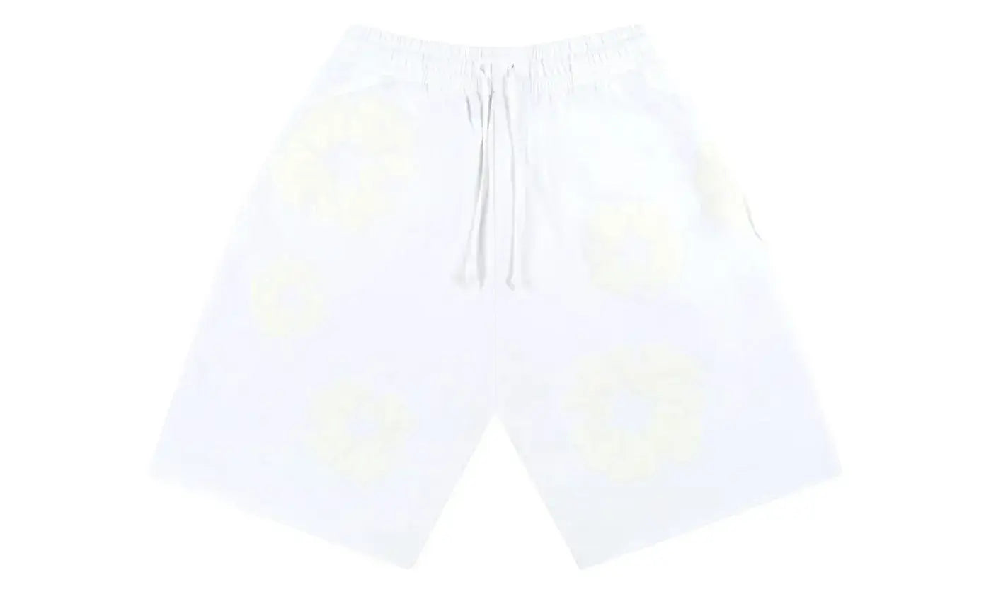 Denim Tears Mono Cotton Wreath Shorts White