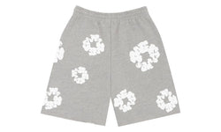 Denim Tears The Cotton Wreath Shorts Grey - DT-DTTCWS-GREY