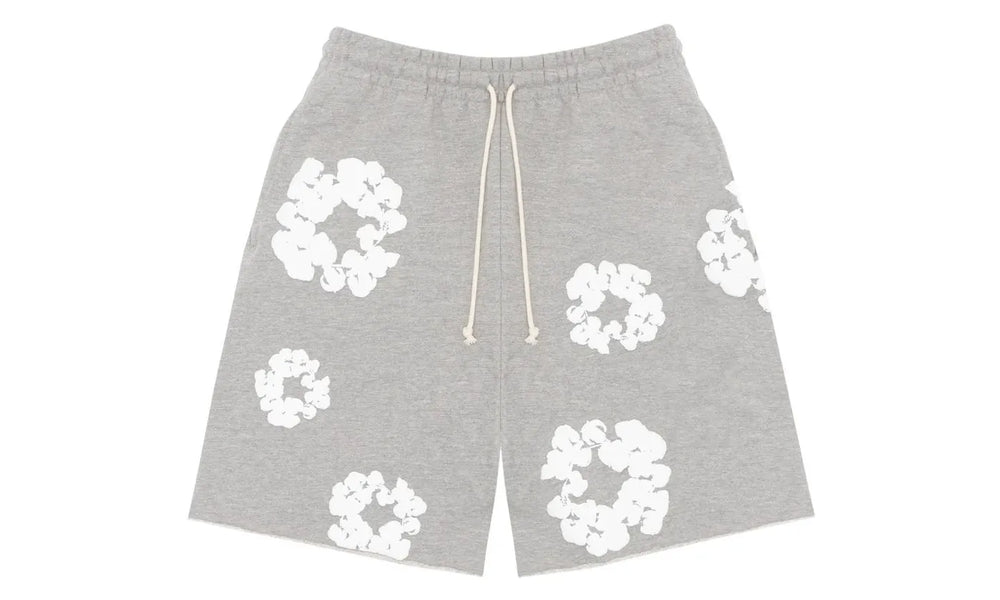 Denim Tears The Cotton Wreath Shorts Grey - DT-DTTCWS-GREY