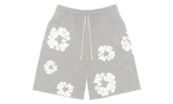 Denim Tears The Cotton Wreath Shorts Grey - DT-DTTCWS-GREY