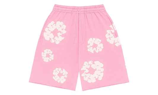Denim Tears The Cotton Wreath Shorts Pink - DT-DTTCWS-PINK
