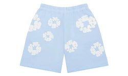 Denim Tears The Cotton Wreath Sweatshorts Powder Blue - DT-DTTCWS-POWDERBLUE