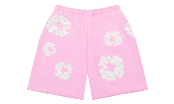 Denim Tears The Cotton Wreath Sweatshorts Powder Pink - DT-SWEATSHORTS-POWDERPINK