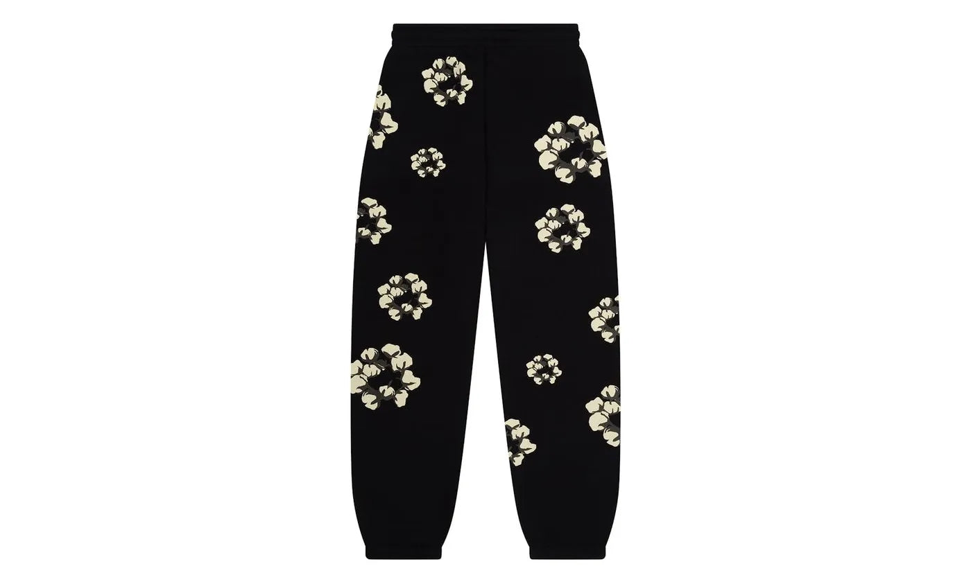 Denim Tears x CPFM Cactus Tears Wreath Sweatpants Black - DT-DTXCCT-BLACK