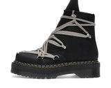 Rick Owens DRKSHDW x Dr Martens 1460 Quad Sole Mega Lace Boot Black - Aplug