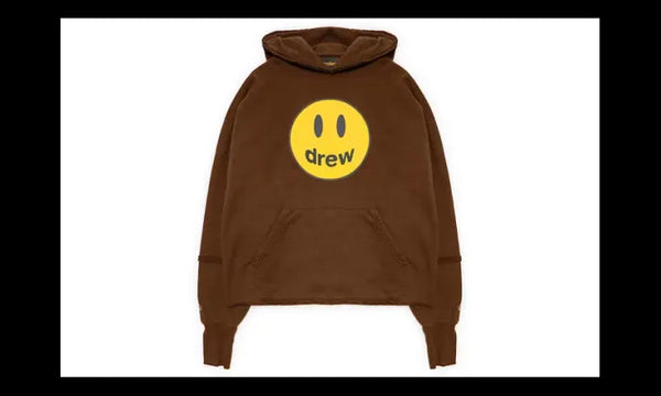 drew house drew house mascot deconstructed hoodie brown - DREWH-MADECHO-BROWN