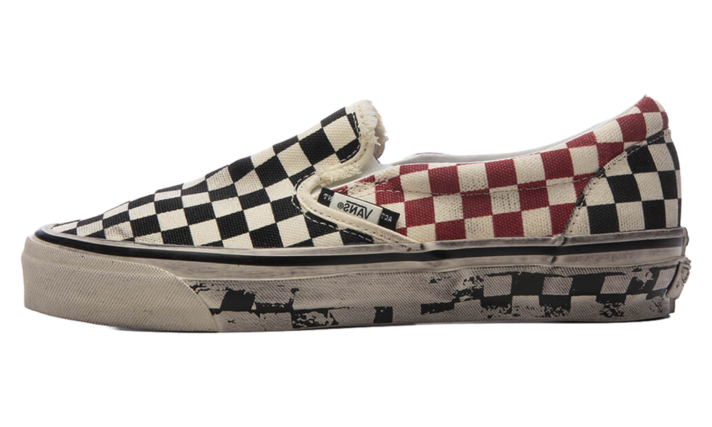 Vans LX Classic Slip-On 98 Act of Disagreement Black Checkerboard