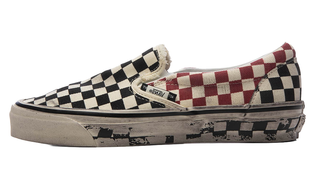 Vans LX Classic Slip-On 98 Act of Disagreement Black Checkerboard