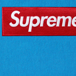 Supreme Box Logo Hooded Sweatshirt Cyan (FW25) - SUPHOODCYAN25