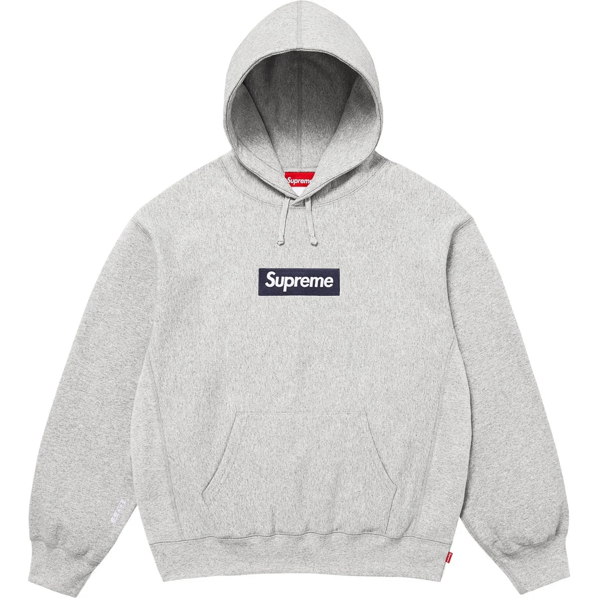 Supreme Box Logo Hooded Sweatshirt Heather Grey (FW25)  - SUPHOODGRAY25