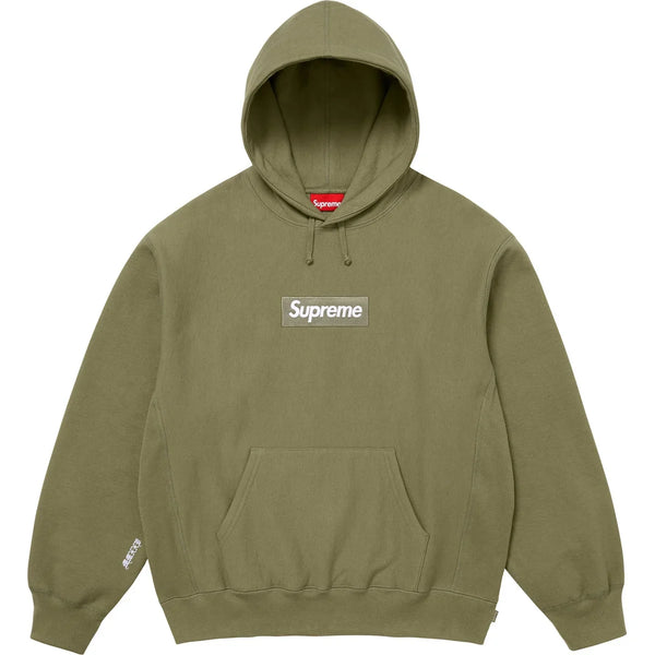 Supreme Box Logo Hooded Sweatshirt Olive (FW25) - SUPHOODOLV25