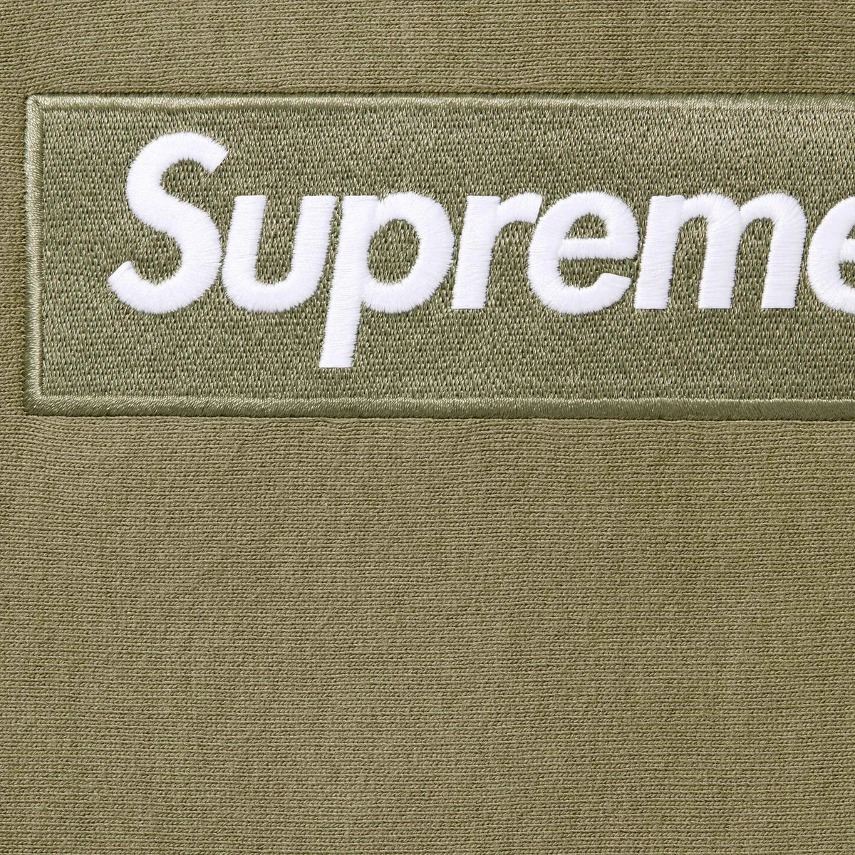 Supreme Box Logo Hooded Sweatshirt Olive (FW25) - SUPHOODOLV25