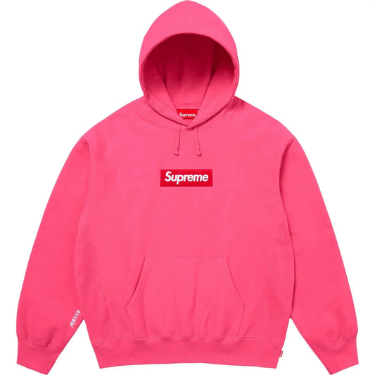 Supreme Box Logo Hooded Sweatshirt Magenta (FW25) - SUPHOODMGNT25