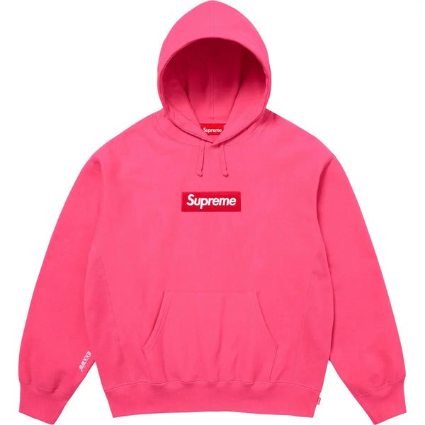 Supreme Box Logo Hooded Sweatshirt Magenta (FW25) - SUPHOODMGNT25