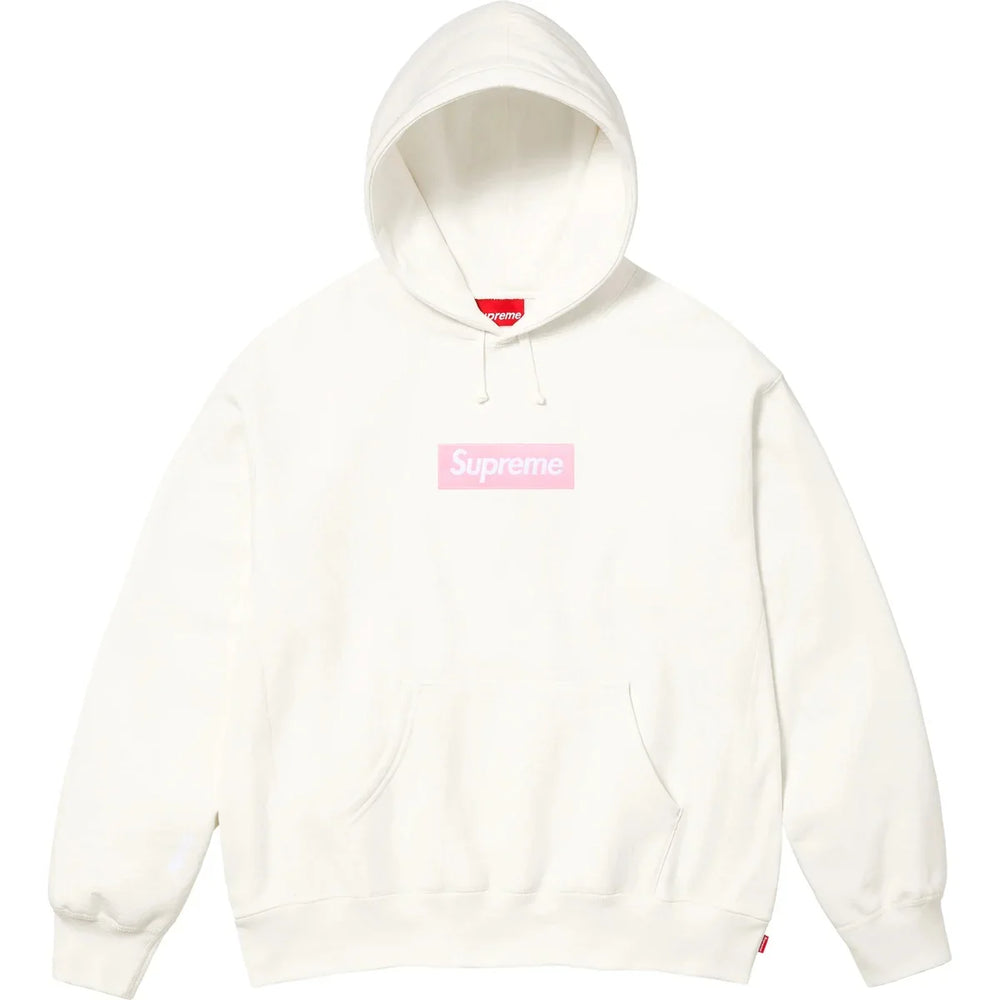 Supreme Box Logo Hooded Sweatshirt White (FW25) - SUPHOODWHT25