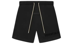 Fear of God Essentials Cream Drawstring Sweatshort Jet Black SS23