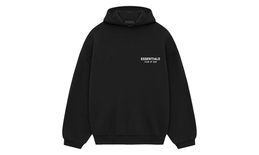 Fear of God Essentials Fleece Hoodie (FW24) Black - 192HO246250F