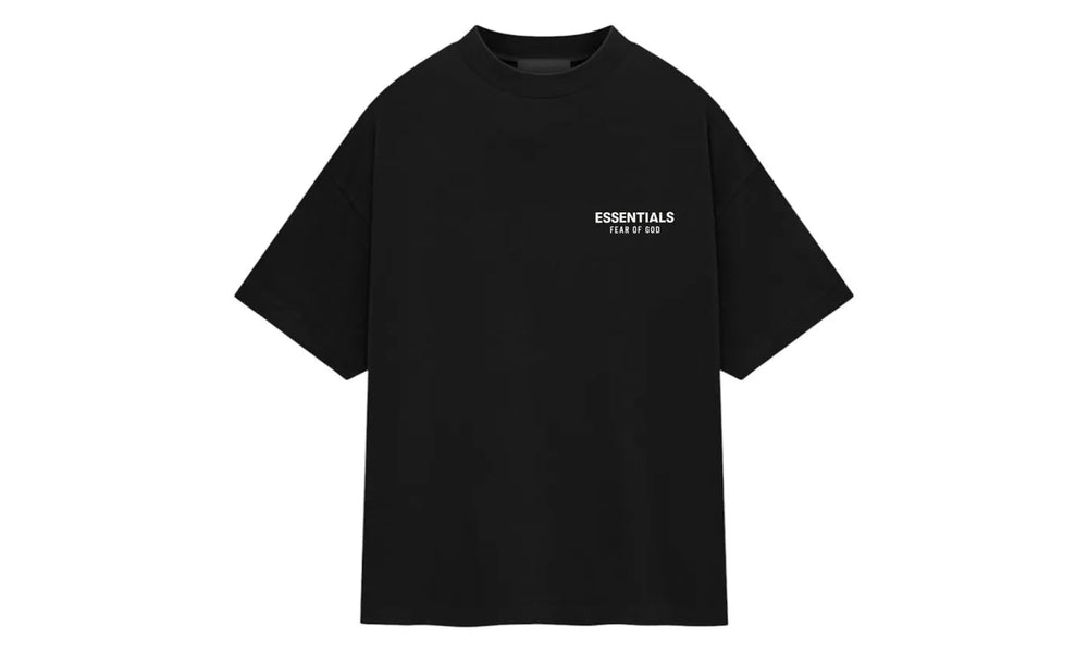 Fear of God Essentials Jersey Crewneck T-Shirt Black - 125HO244360F