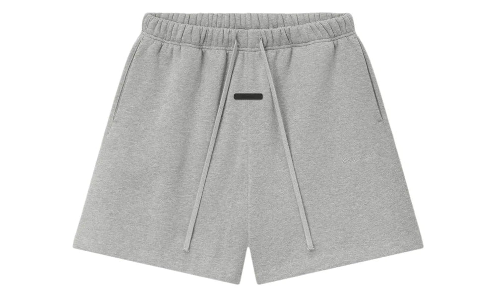 Fear of God Essentials Signature Classic Sweatshort Concrete Heather - FOG-CS-CCH