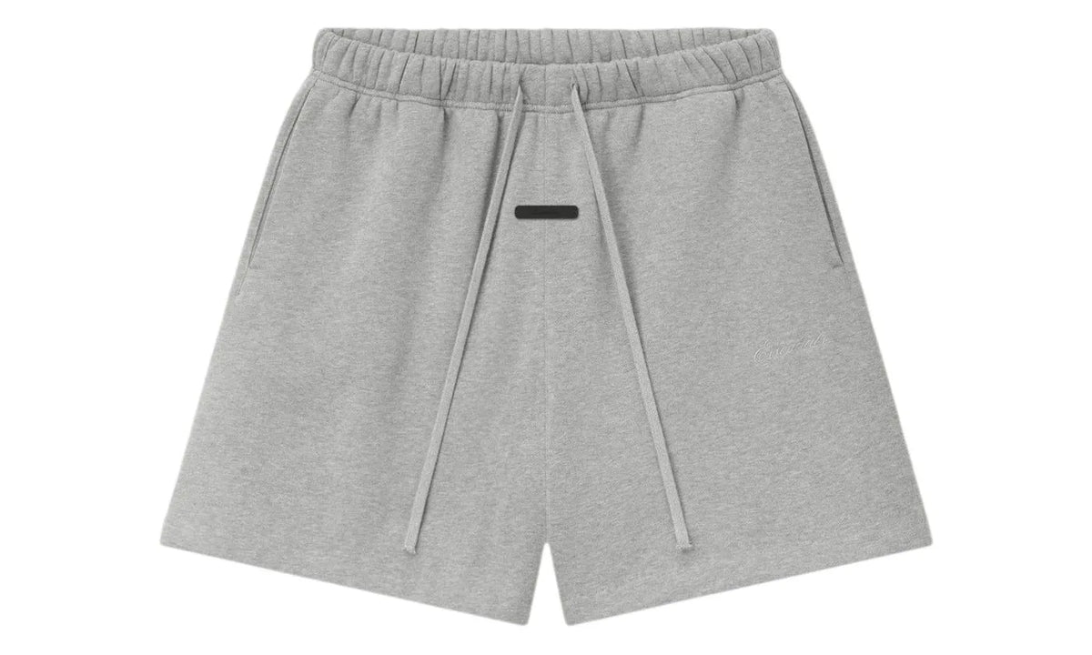 Fear of God Essentials Signature Classic Sweatshort Concrete Heather - FOG-CS-CCH