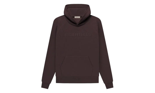 Fear of God Essentials Waffle Raglan Hoodie Plum - FOG-FOGEWR-PLUM