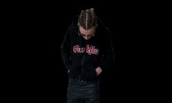 FVCKTHISBRAND FVCKTHISBRAND Cali Zip Hoodie - FTB-CALIZIP-BLACK