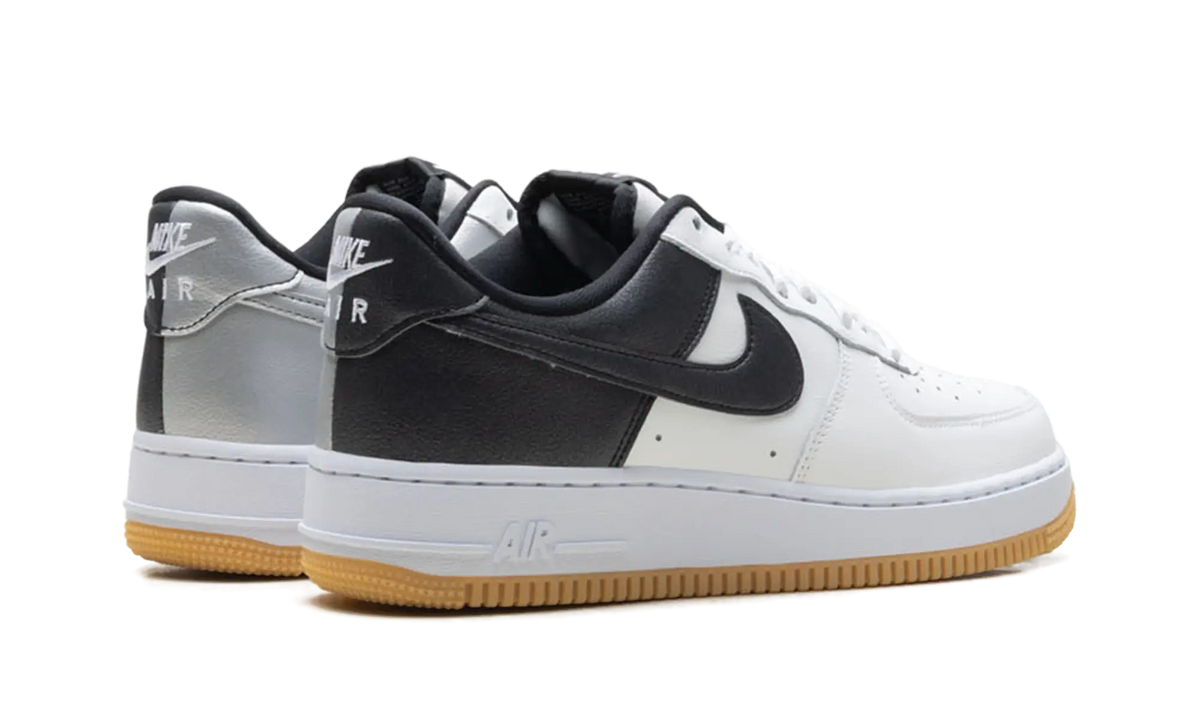 Nike Air Force 1 Low '07 LV8 White Black Metallic Silver