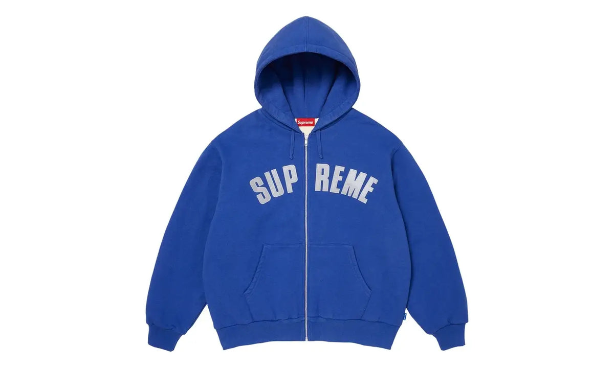 Supreme Supreme Arc Thermal Lined Zip Up Hooded Sweatshirt Royal
