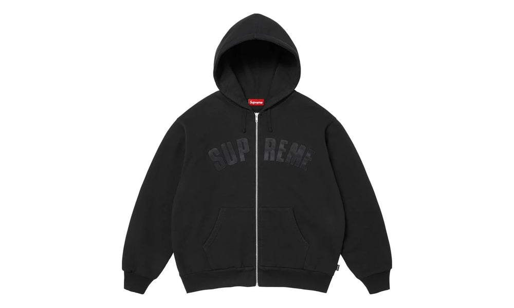 Supreme Supreme Arc Thermal Lined Zip Up Hooded Sweatshirt Black