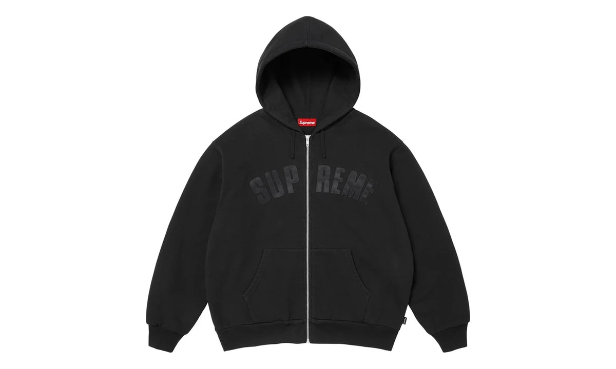 Supreme Supreme Arc Thermal Lined Zip Up Hooded Sweatshirt Black