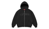 Supreme Supreme Arc Thermal Lined Zip Up Hooded Sweatshirt Black