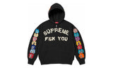 Supreme Supreme Fuck You Zip Up Hooded Sweatshirt Black